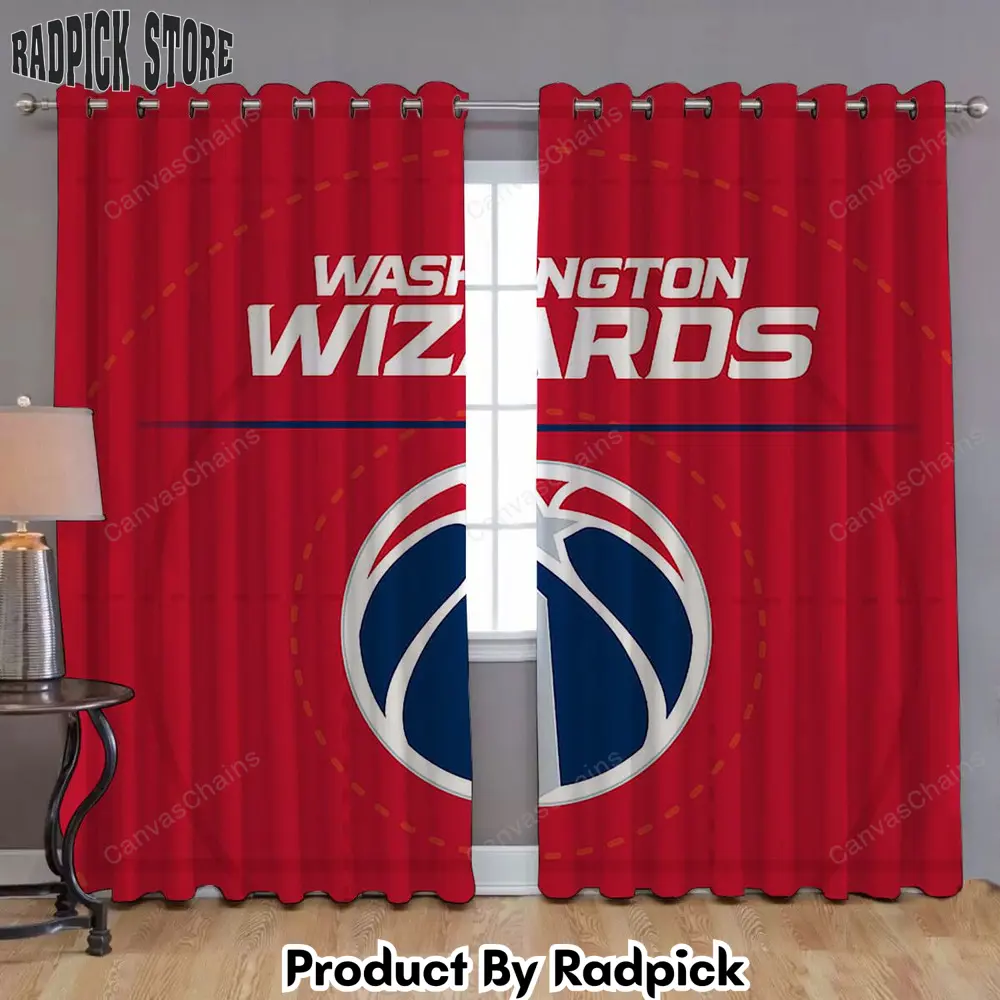 Radpick washington window curtains wizards basketball nba2001 curtains living room curtains for window rp85268